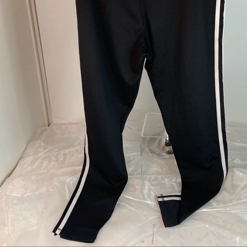 Adidas Women's D2m 3 Stripes High-Rise Long Tights, Size XL - Picture 10 of 13